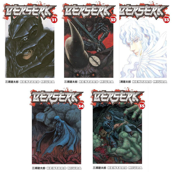 Berserk Volume 31-35 Collection 5 Books Set by Kentaro Miura - Series 7