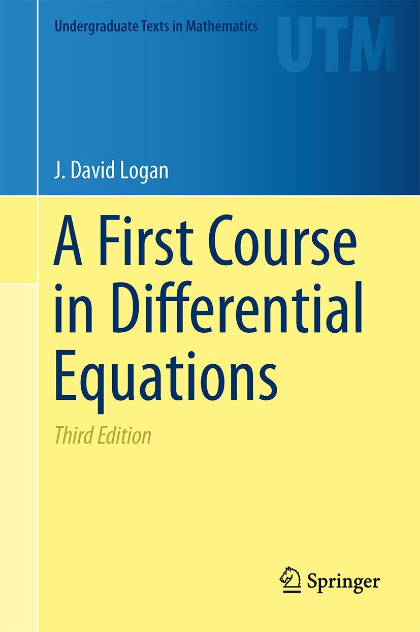 A First Course in Differential Equations — Third Edition (Hardcover)