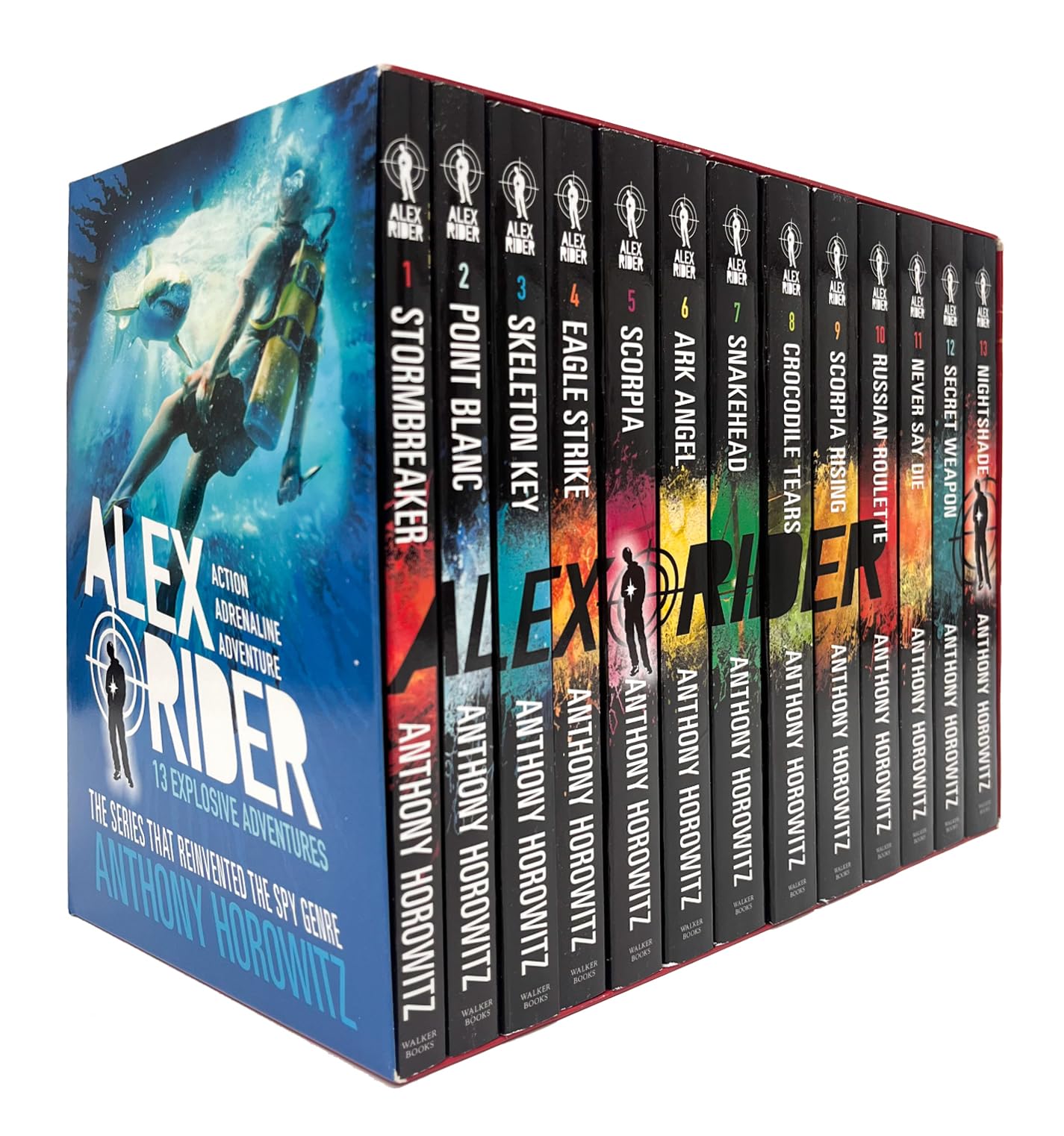Alex Rider Series 13 Books Collection Set By Anthony Horowitz: 13 Explosive Adventures