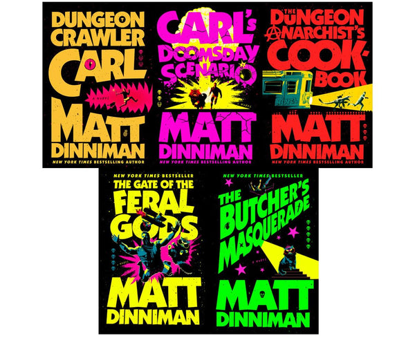 Dungeon Crawler Carl Hardcover Set, Volumes 1-5