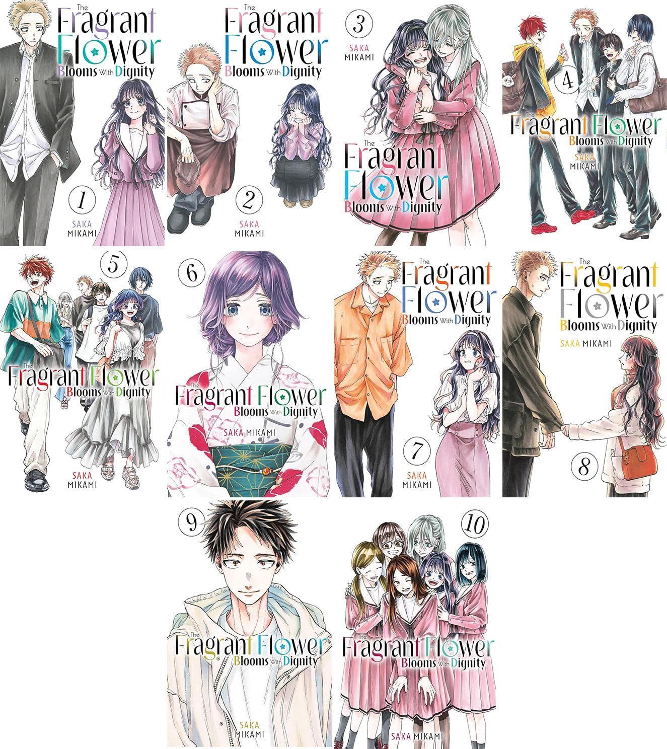 The Fragrant Flower Blooms With Dignity Series 8-Book Set (Book#1-#8)