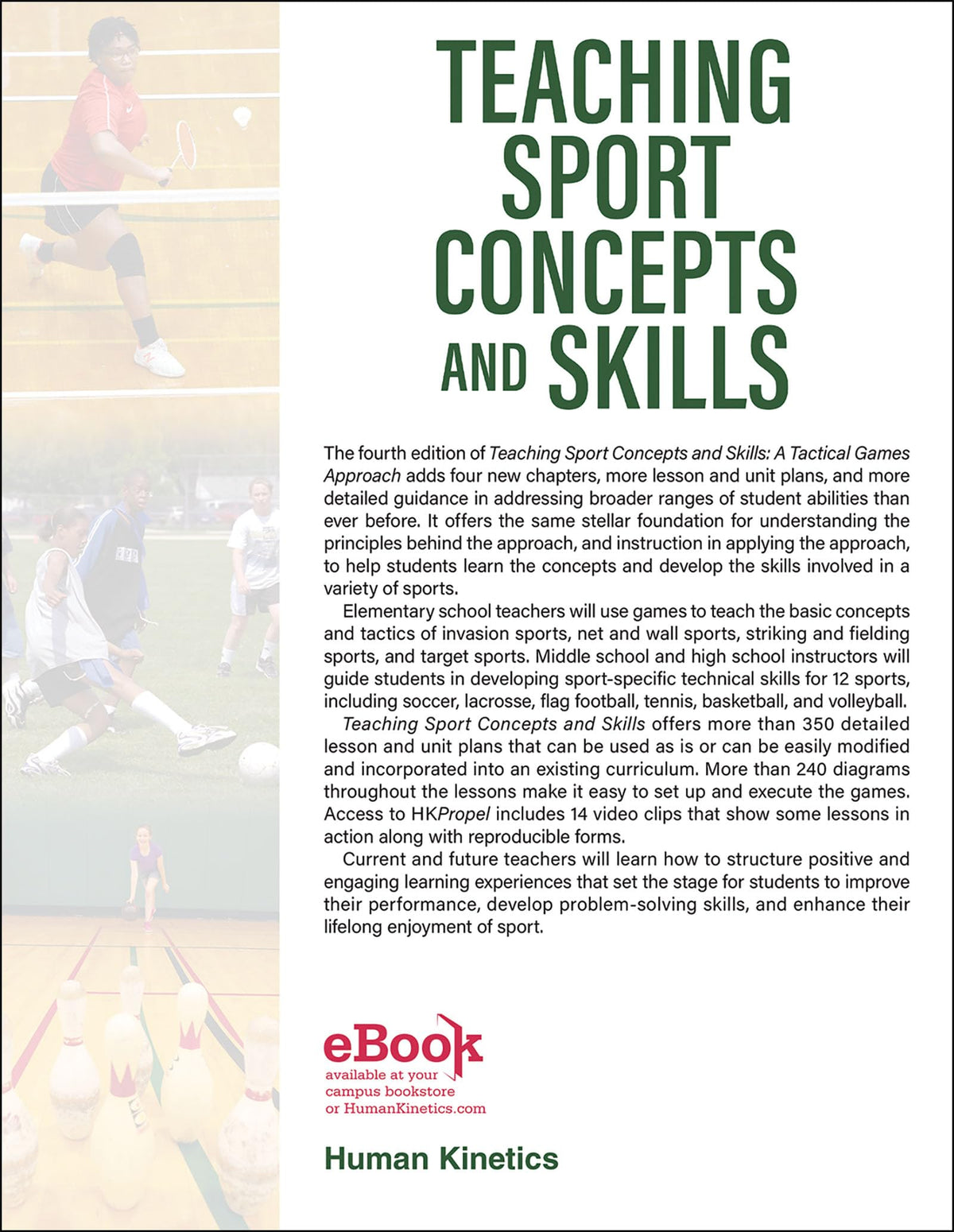 Teaching Sport Concepts and Skills: A Tactical Games Approach — Fourth Edition (Paperback) — additional view