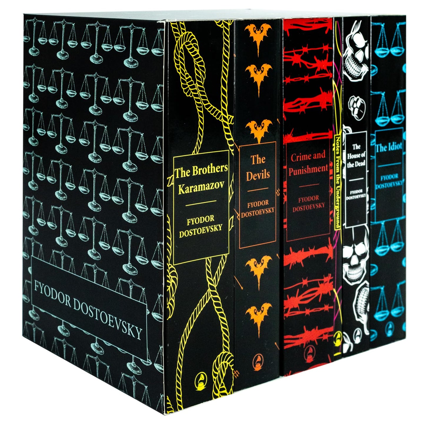 Complete Collection of Fyodor Dostoevsky 6 Books Set(Crime and Punishment, Notes From the Underground,The Brother Karamazov,The Devils,The House of the Dead,The Idiot)