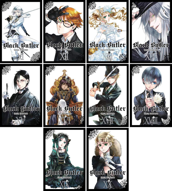 Black Butler Paperback Manga Set (Vol. 11-20)