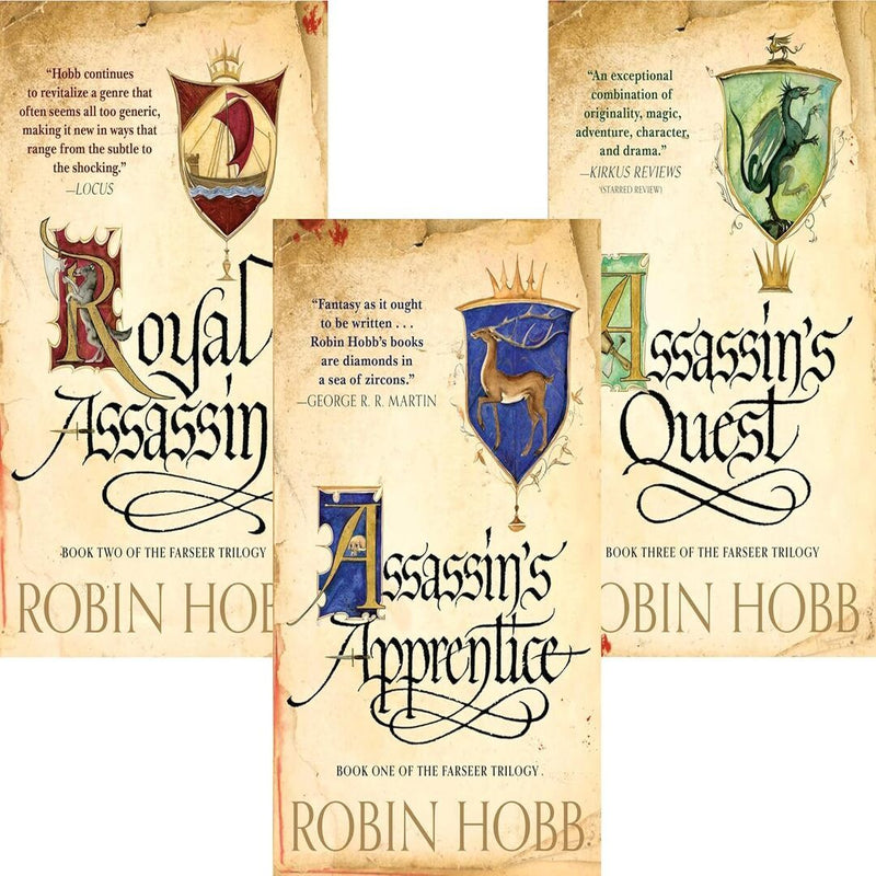 The Farseer Trilogy Collection 3 Books Set By Robin Hobb (Assassin’s Apprentice, Royal Assassin, Assassin’s Quest)