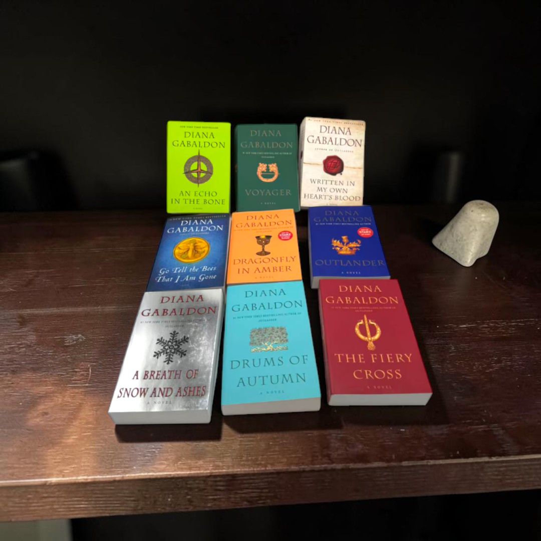 Outlander Series 9-Book Collection Set by Diana Gabaldon (Outlander, Dragonfly in Amber, Voyager, Drums of Autumn, Breath of Snow and Ashes)