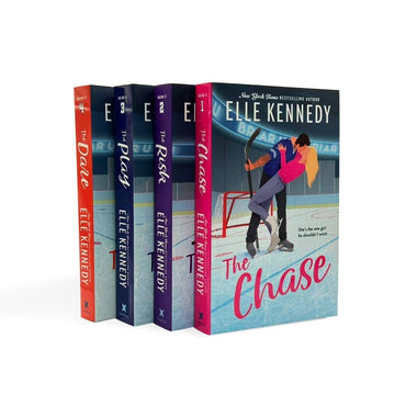 Briar U Series 4 Books Collection Set By Elle Kennedy (The Chase, The Risk, The Play, The Dare)