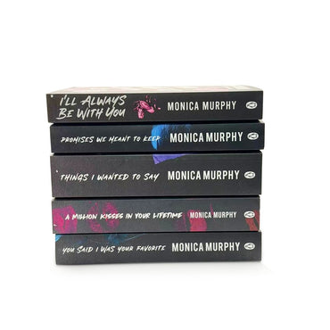 Lancaster Prep Series 5 Books Collection Set By Monica Murphy (I’ll Always Be With You, You Said I Was Your Favorite, Promises We Meant To Keep & A Million Kisses In Your Lifetime)