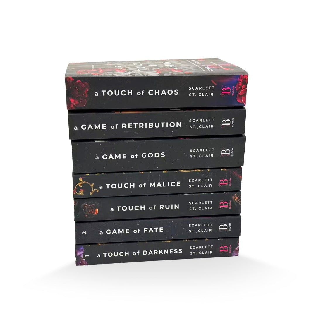 Hades x Persephone Saga 7-Book Collection Set by Scarlett St. Clair (A Touch of Darkness, A Game of Fate, A Touch of Ruin, A Game of Retribution)