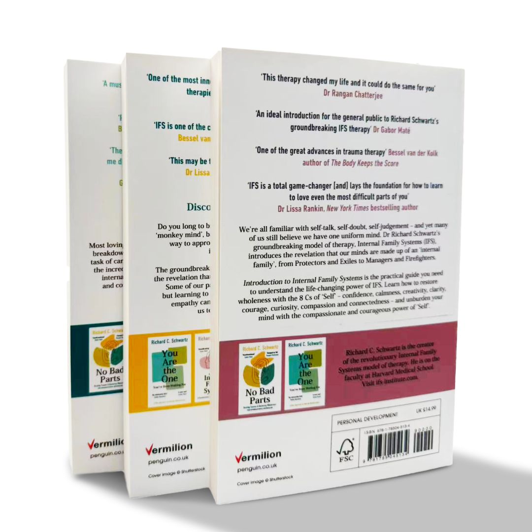 Richard Schwartz 3 Books Collection Set (No Bad Parts, Introduction to Internal Family Systems & You Are the One You’ve Been Waiting For)