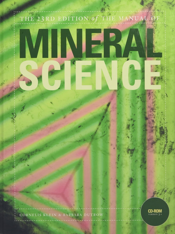 Manual of Mineral Science — 23rd Edition (Hardcover)