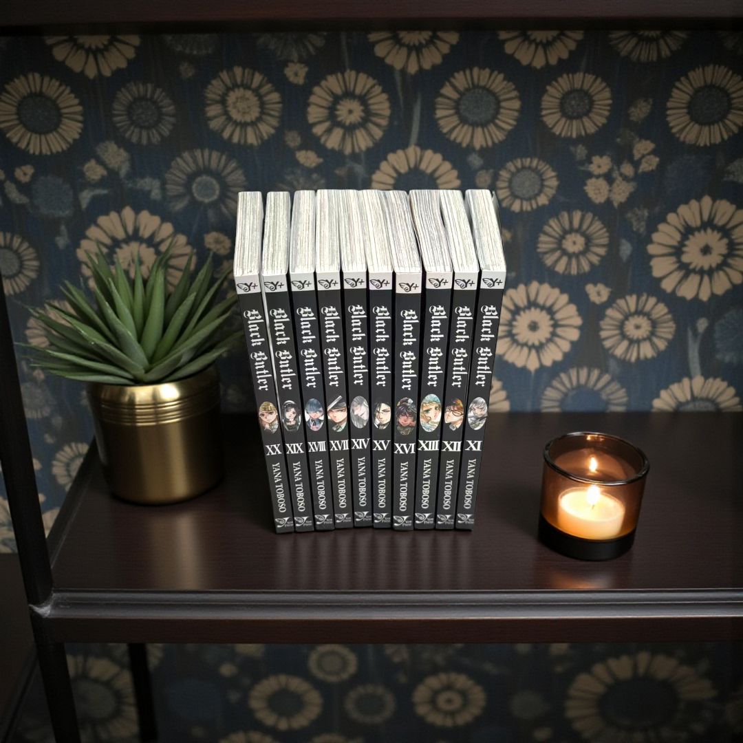 Black Butler Manga Set Vol. 11–20 by Yana Toboso (10-Book Complete Manga Collection)