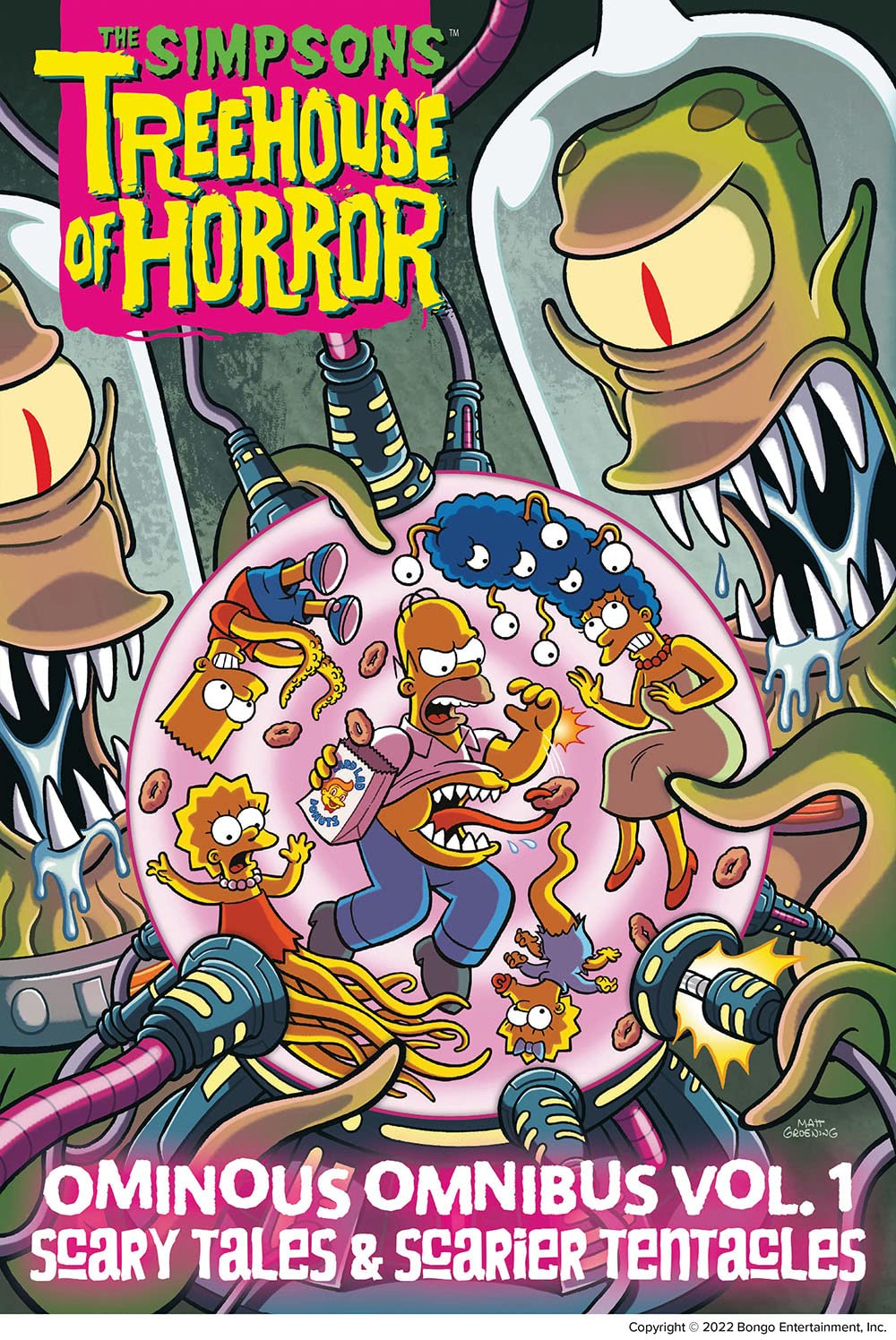 The Simpsons Treehouse of Horror Ominous Omnibus Complete 3-Volume Hardcover Set by Matt Groening