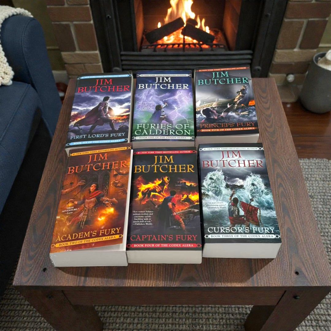The Codex Alera Book Series by Jim Butcher (6-Book Complete Fantasy Adventure Set)