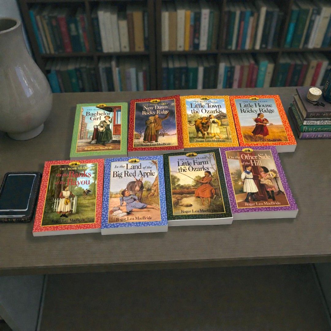 Complete Set of 8 Books – Rocky Ridge Years / Rose Years (Little House Series Collection)