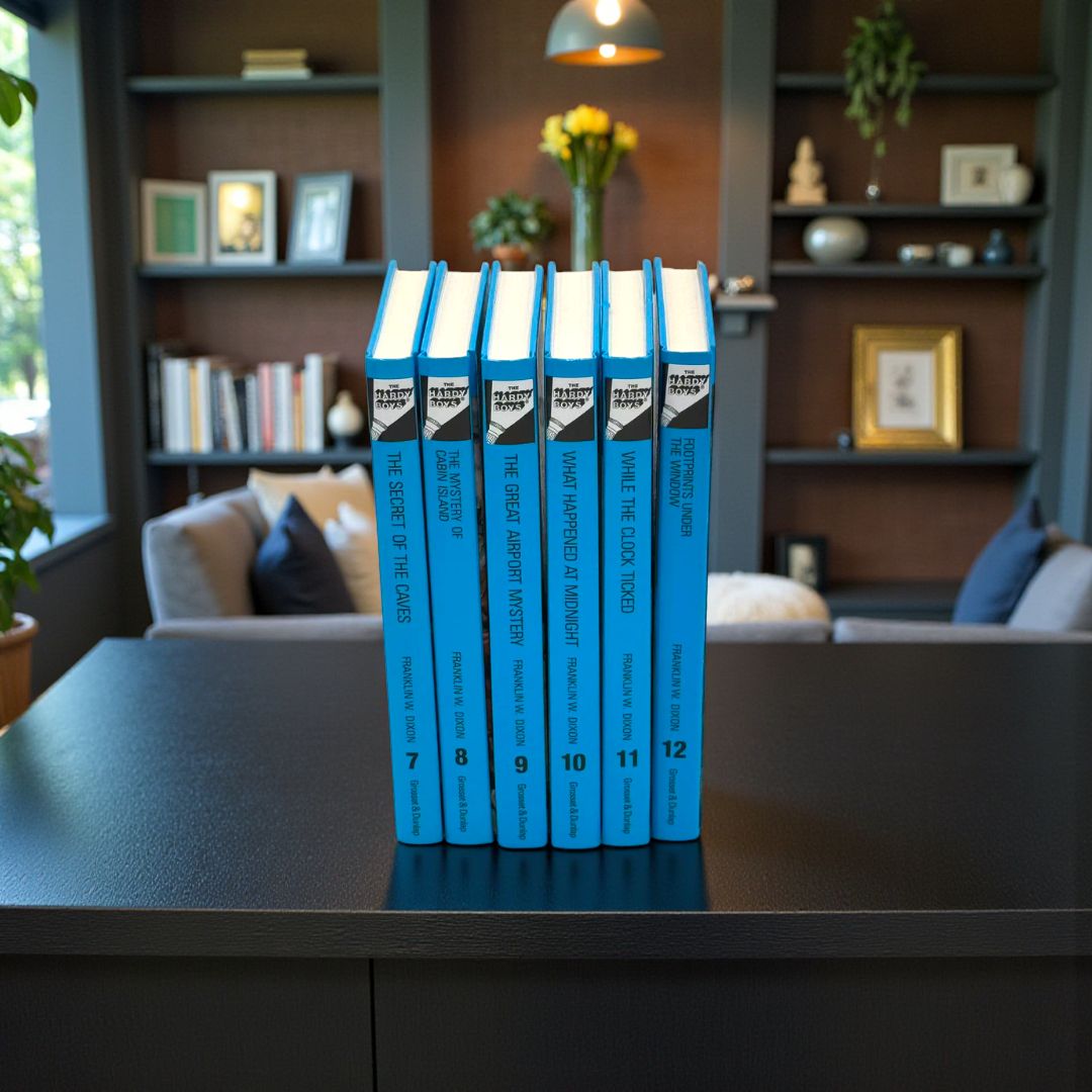 Hardy Boys Book Set – Volumes 7–12 by Franklin W. Dixon (Classic Mystery Series Collection)