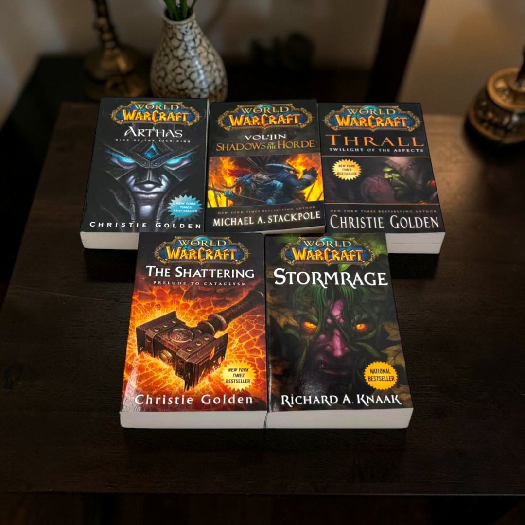 World of Warcraft 5-Book Collection Set by Christie Golden (Complete Fantasy Novel Series)