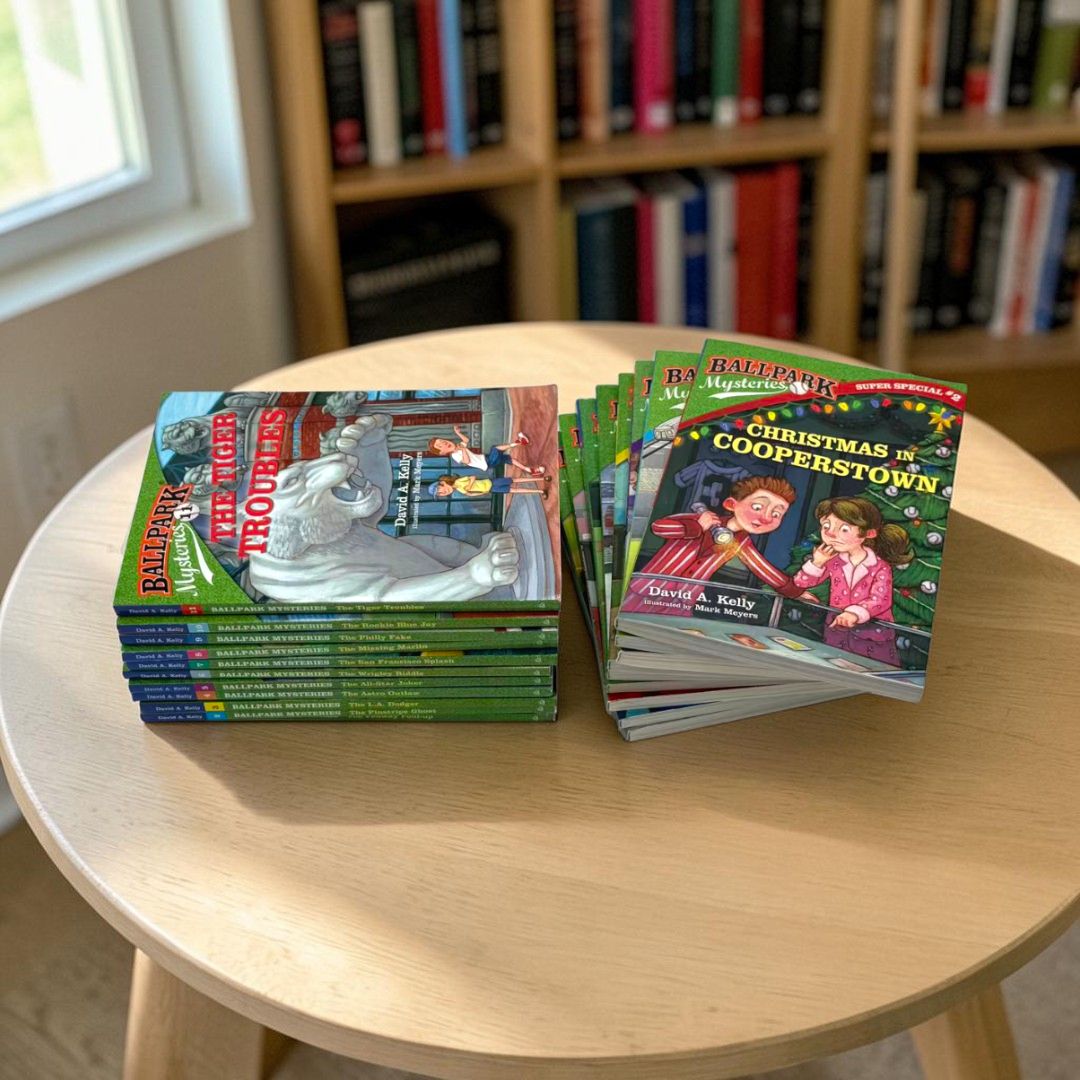 Ballpark Mysteries Series, 20-Book Set – Baseball Detective Mystery Books for Kids
