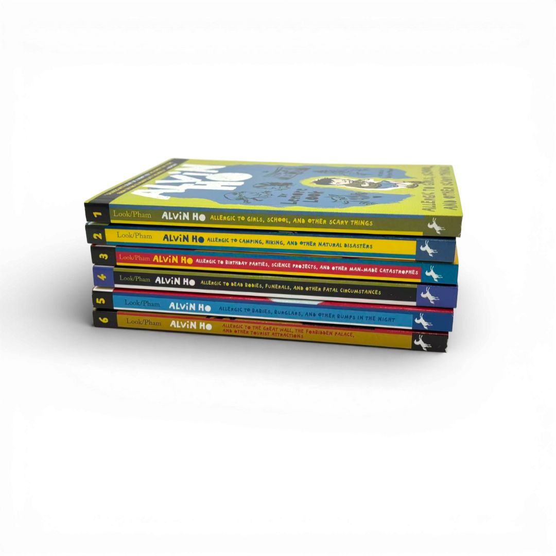 Alvin Ho Series Set (Complete 6-Book Collection for Kids – Allergic to Girls, Camping, Science Projects, and More)