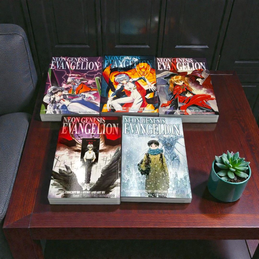 Neon Genesis Evangelion Manga Set (Complete 5 Omnibus Editions)
