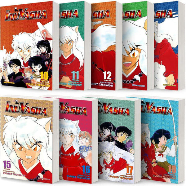 Inuyasha VIZBIG Edition Manga by Rumiko Takahashi:9-book Collection Set Vol 10-18