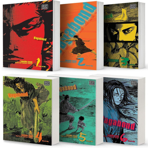 Vagabond VIZBIG Edition Manga 6-book Set Vol 1-6 by Takehiko Inoue