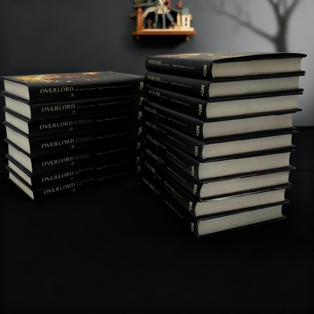 Overlord Light Novel Set Vol. 1–16 by Kugane Maruyama (Complete Fantasy Book Collection)