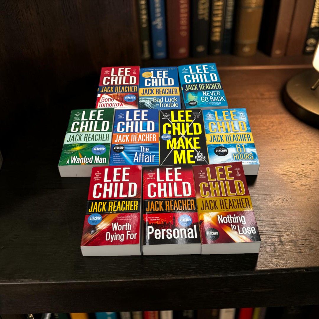 Jack Reacher Series II 10-Book Set (Books #11–20) by Lee Child – Mass Market Paperback Collection