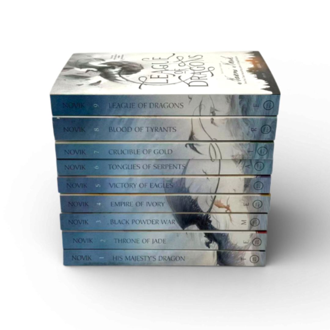 Temeraire Series by Naomi Novik (9-Book Complete Dragon Fantasy Collection – Paperback Edition)