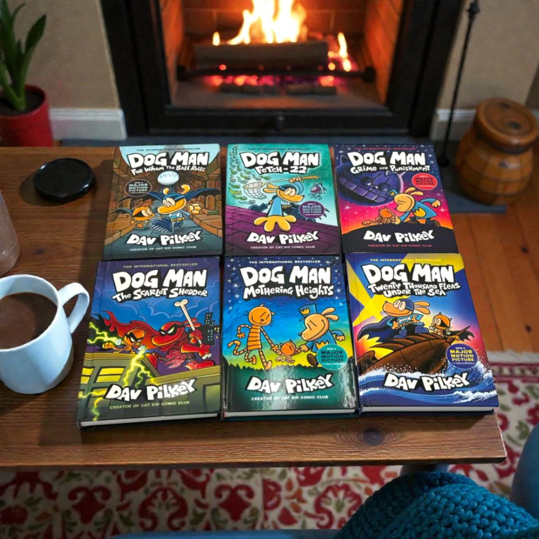 Dog Man 6-Book Collection Set (Books #7–#12) by Dav Pilkey