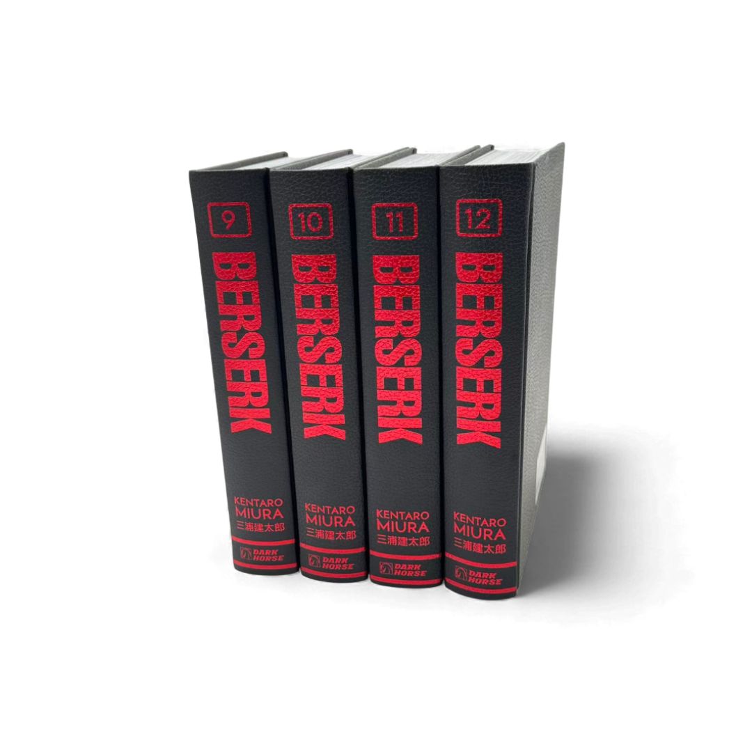 Berserk Deluxe Edition Set IV (Volumes 9–12) | Premium Leatherbound Manga Collection