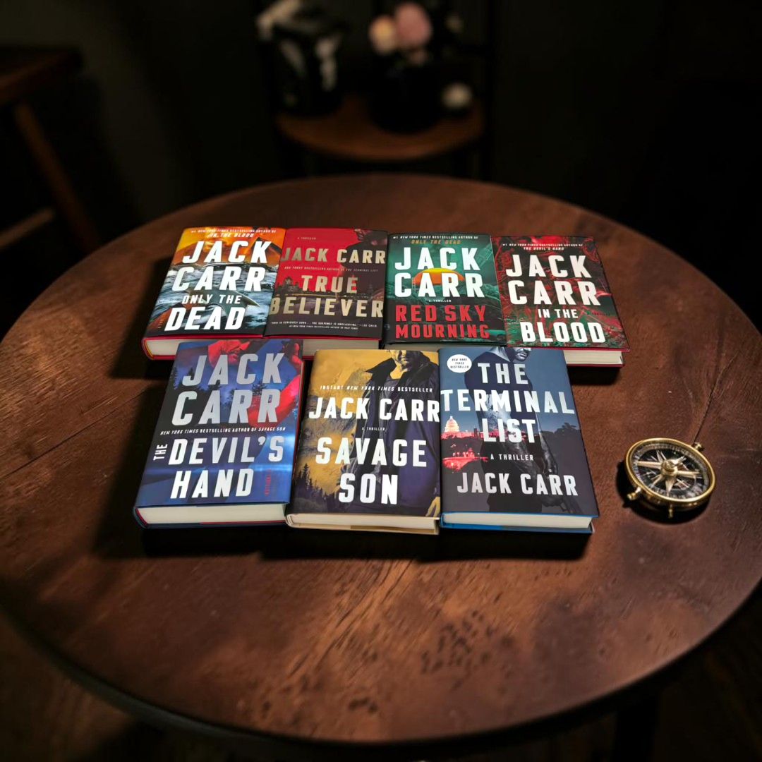 Jack Carr Terminal List Series 7-Book Collection Set (The Terminal List to Red Sky Mourning)