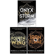 The Empyrean Series 3 Books Collection Set By Rebecca Yarros (Fourth Wing, Iron Flame & Onyx Storm)