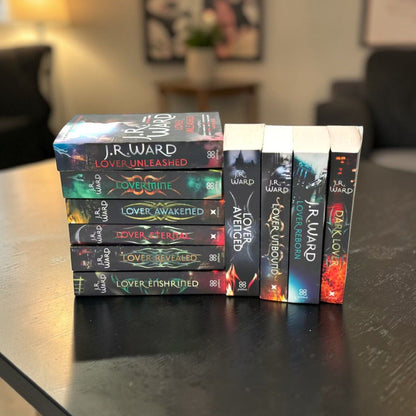 Black Dagger Brotherhood World Series Books 1-10 Collection Set by J.R. Ward (Dark Lover, Eternal, Awakened, Revealed, Unbound, Enshrined, Avenged)