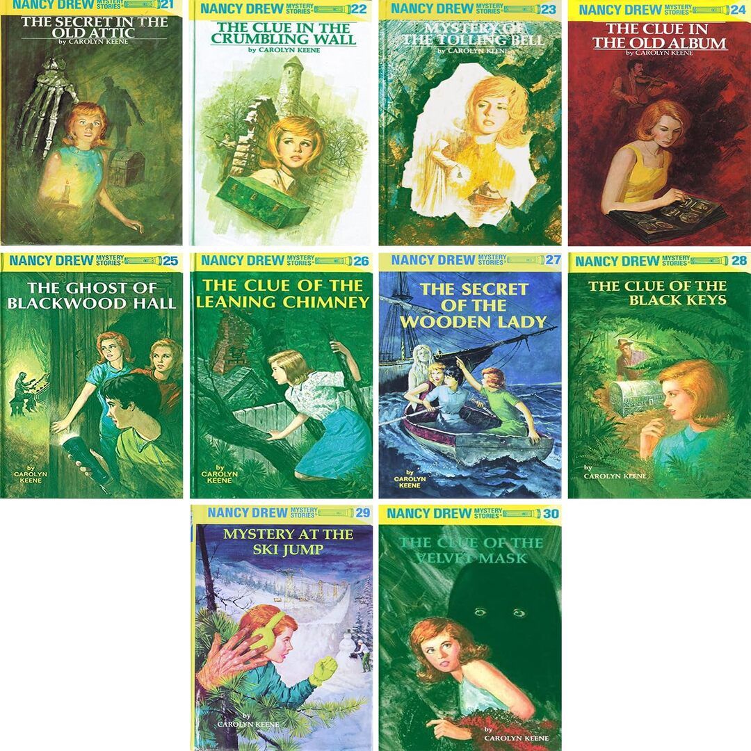 Nancy Drew Books 21-30 The Nancy Drew Mysteries Collection Box Set