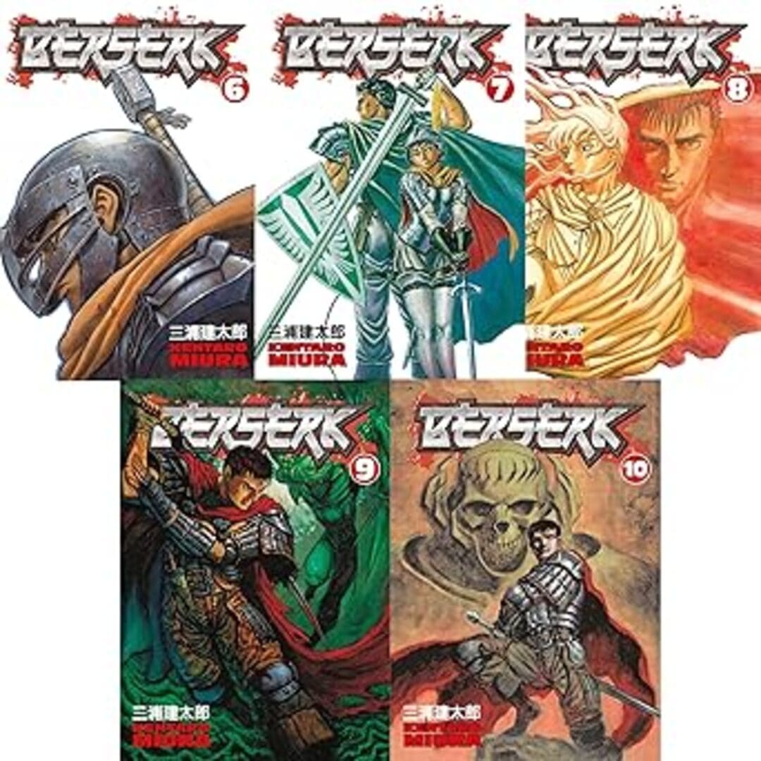 Berserk Volume 6-10 Collection 5 Books Set (Series 2) by Kentaro Miura