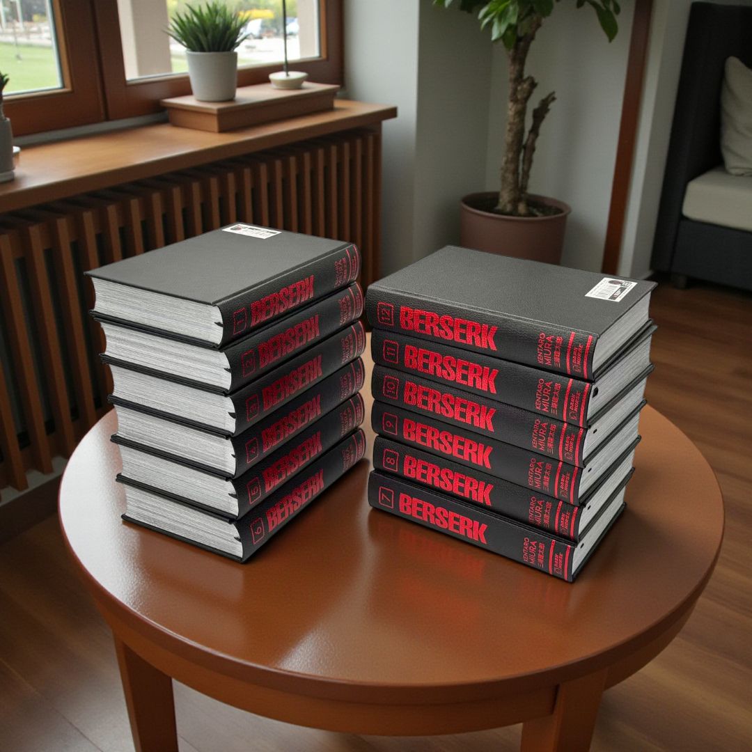 Berserk Deluxe Edition: The Complete Hardcover Collection Books 1–12 by Kentaro Miura (Deluxe Manga Set)