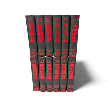 Berserk Deluxe Edition: The Complete Hardcover Collection Books 1–12 by Kentaro Miura (Deluxe Manga Set)