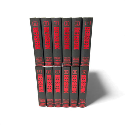 Berserk Deluxe Edition: The Complete Hardcover Collection Books 1–12 by Kentaro Miura (Deluxe Manga Set)