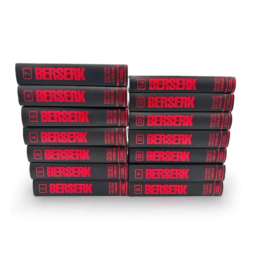 Berserk Deluxe Edition Complete Collection Vol. 1–14 (Hardcover) by Kentaro Miura – Deluxe Manga Box Set