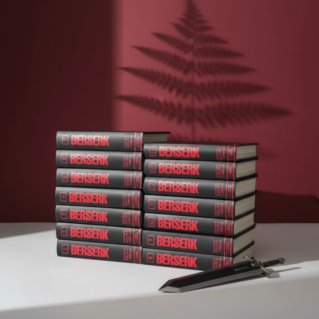 Berserk Deluxe Edition Complete Collection Vol. 1–14 (Hardcover) by Kentaro Miura – Deluxe Manga Box Set