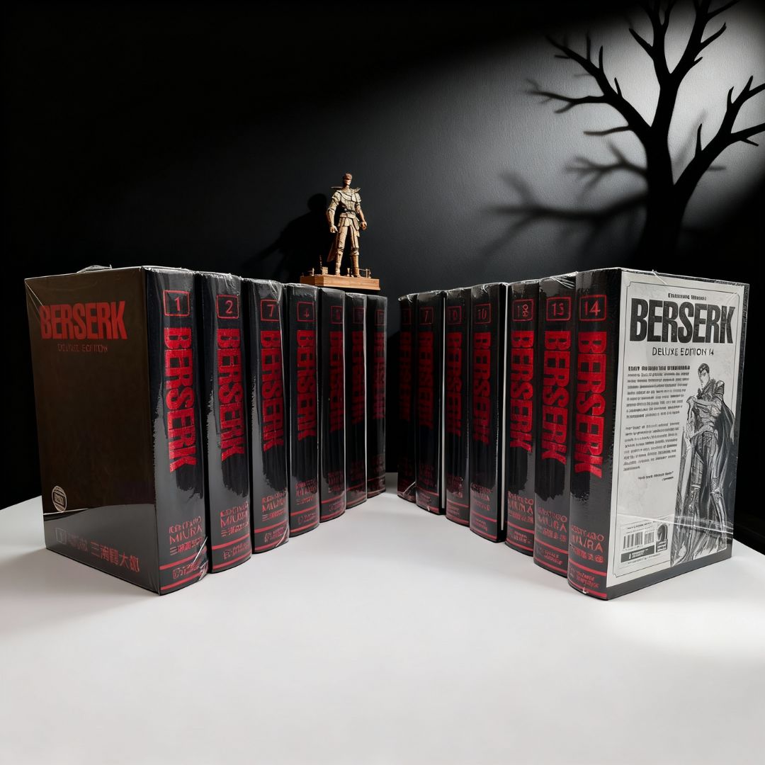 Berserk Deluxe Edition Complete Collection Vol. 1–14 (Hardcover) by Kentaro Miura – Deluxe Manga Box Set