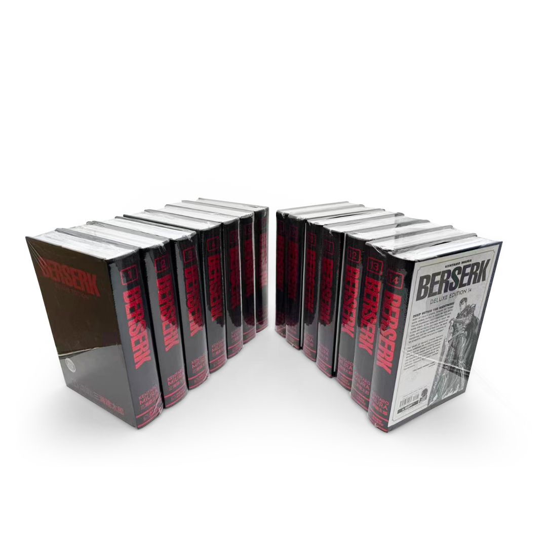 Berserk Deluxe Edition Complete Collection Vol. 1–14 (Hardcover) by Kentaro Miura – Deluxe Manga Box Set