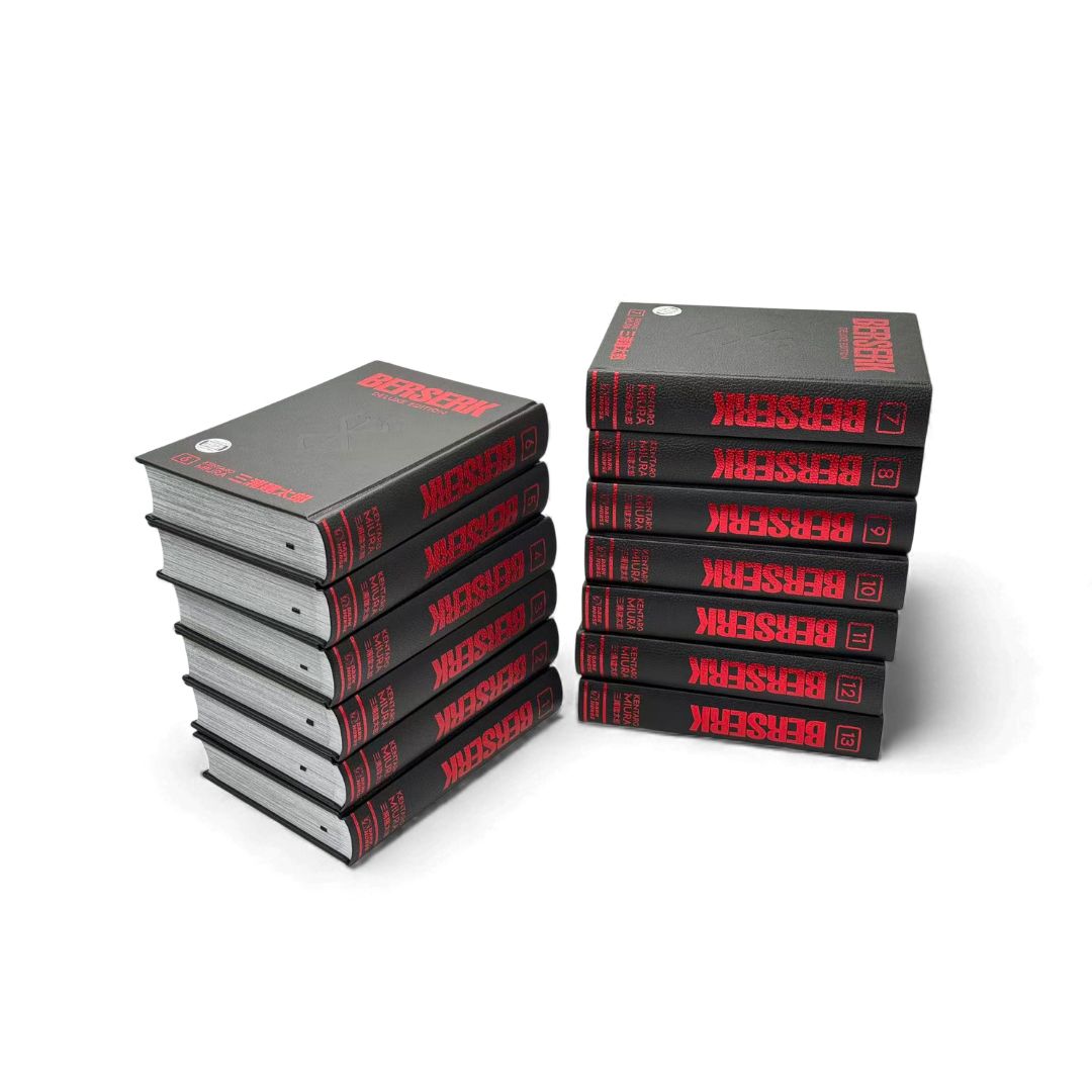 Berserk Deluxe Hardcover Collection, Books 1–13 by Kentaro Miura (Complete Manga Edition Set)