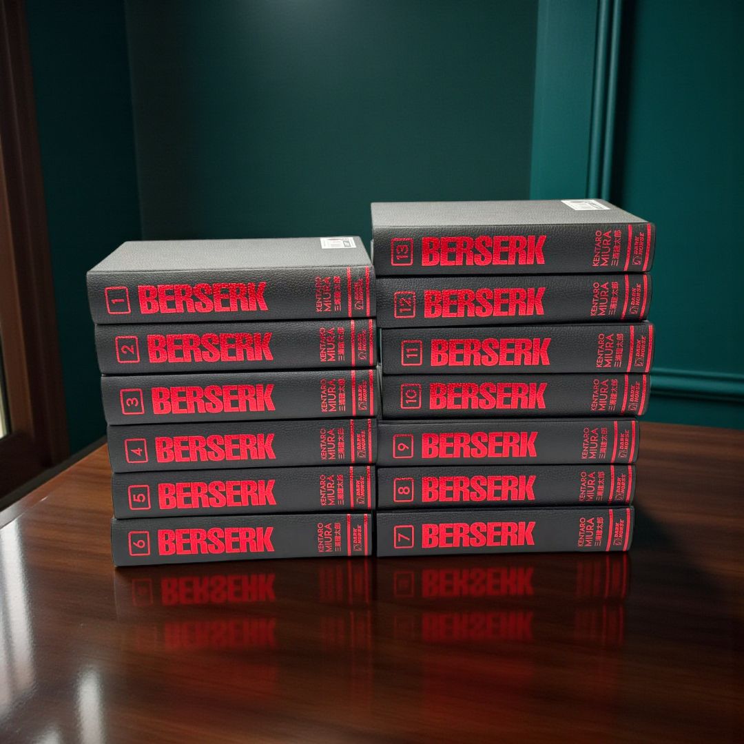 Berserk Deluxe Hardcover Collection, Books 1–13 by Kentaro Miura (Complete Manga Edition Set)