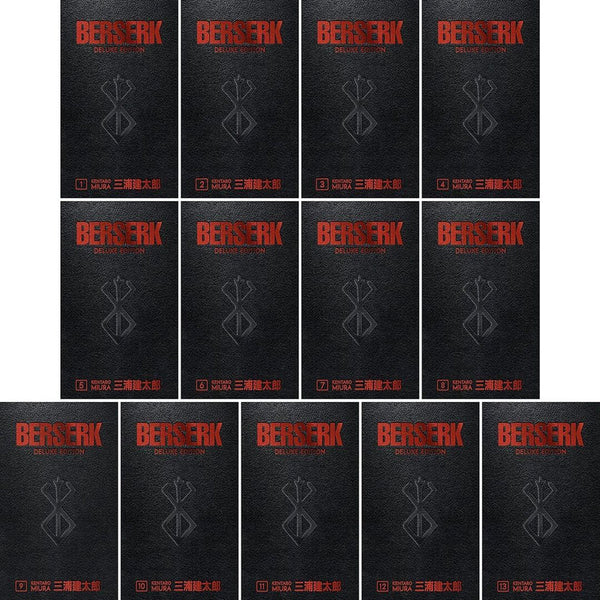 Berserk Deluxe Hardcover Collection, Books 1-13