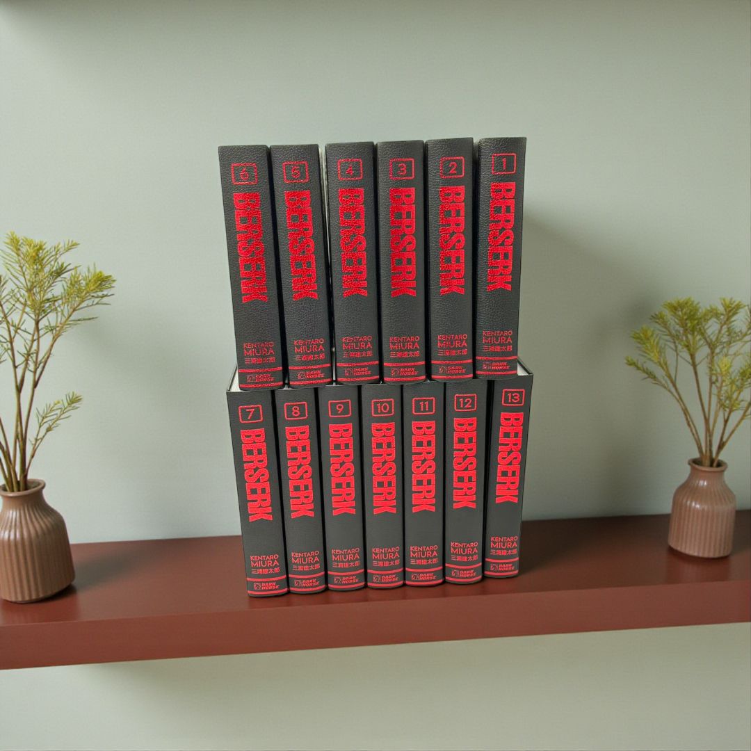 Berserk Deluxe Hardcover Collection, Books 1–13 by Kentaro Miura (Complete Manga Edition Set)