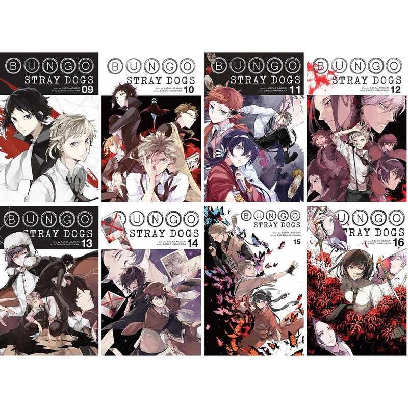 Bungo Stray Dogs Manga Set Vol 9-16