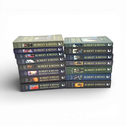 The Wheel of Time Complete Set of 15 by Robert Jordan & Brandon Sanderson (Epic Fantasy Collection)