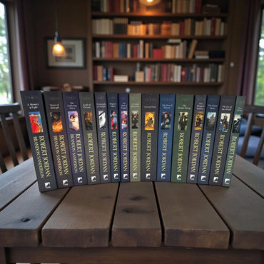 The Wheel of Time Complete Set of 15 by Robert Jordan & Brandon Sanderson (Epic Fantasy Collection)